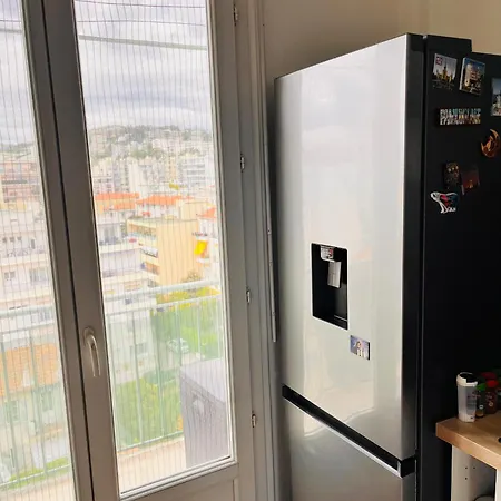 아파트 2 Bedroom Flat With Sea View And Huge Terrace 니스