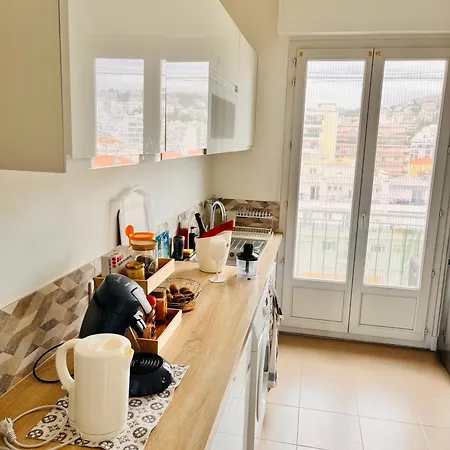 2 Bedroom Flat With Sea View And Huge Terrace 아파트 니스