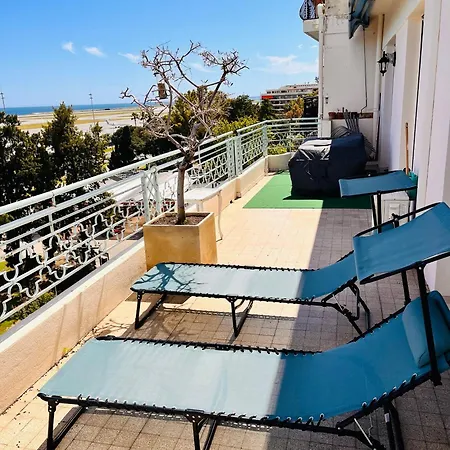 2 Bedroom Flat With Sea View And Huge Terrace 아파트 니스